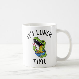 Het is lunchtijd koffiemok