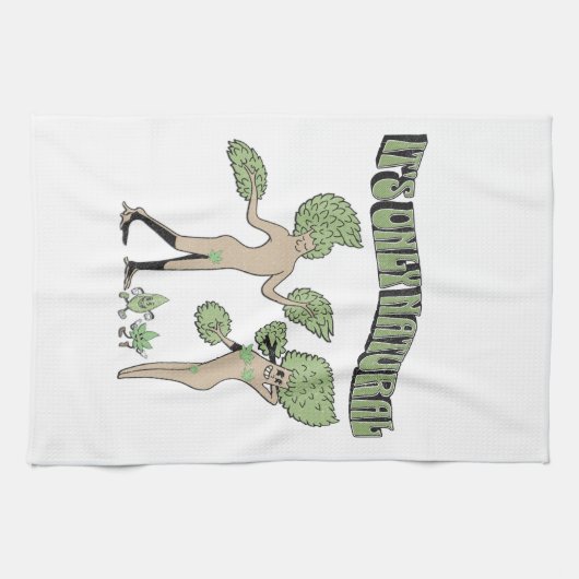 Het is maar natuurlijk theedoek (Horizontaal)