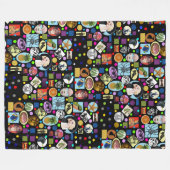 Het is Mad, Mad, Mad World Fleece Blanket, Groot (Voorkant (Horizontaal))