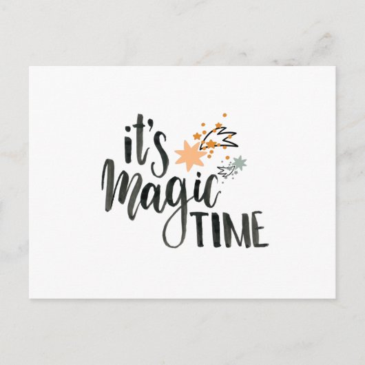 Het is Magische Tijd Briefkaart (Voorkant)