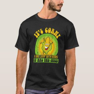 Het is maïs een grote klomp met knoppen Het heeft T-shirt