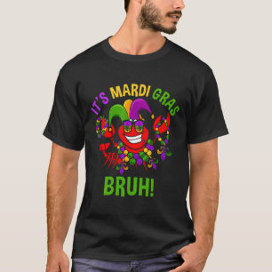 Het is Mardi Gras Bruh Dabbing Crawfish Carnaval K T-shirt