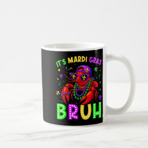 Het is Mardi Gras Bruh Rivierkreeft Jongens Kids M Koffiemok