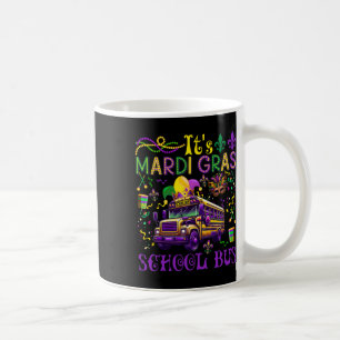 Het is Mardi Gras School Bus Driver Team Costume M Koffiemok