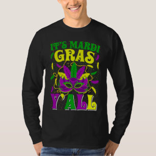 Het is Mardi Gras Y'all Mardi Gras Carnaval Maske T-shirt