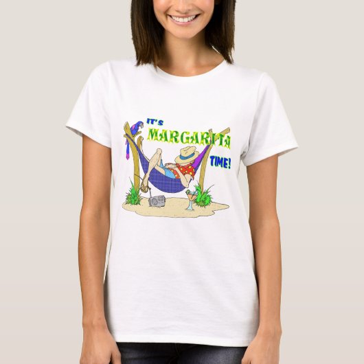 Het is MARGARITA tijd T-shirt (Voorkant)