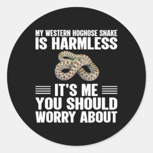 Het is me waar je je zorgen over moet maken - West Ronde Sticker