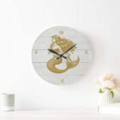 Het is Mermaid Time Wall Clock Grote Klok (Huis)
