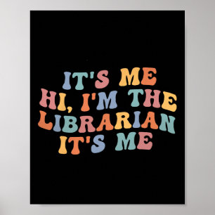 Het is Mij Hoi Ik Ben De Bibliothecaris Zomer Leze Poster