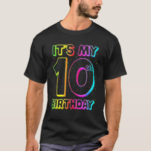 Het is mijn 10e verjaardag tiende Jubileum 10 jaar T-shirt