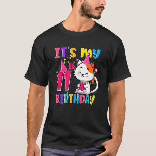 Het is mijn 11e verjaardag cadeautjes 11 jaar oud t-shirt