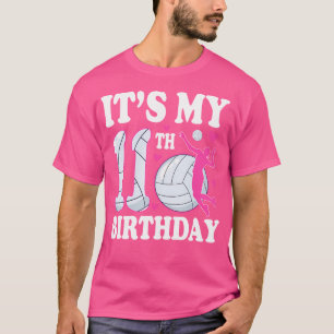 Het is mijn 11e verjaardag volleybal 11 jaar oude t-shirt