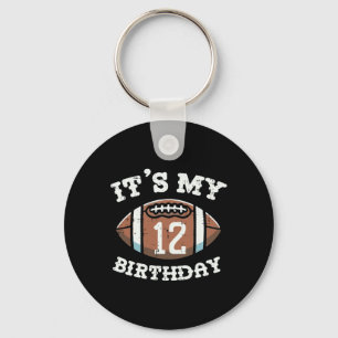 Het is mijn 12e verjaardag American Football 12 ja Sleutelhanger
