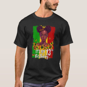 Het is mijn 13e verjaardag 13 jaar oude zwarte Mel T-shirt