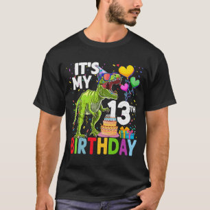 Het is mijn 13e verjaardag Dinosaur Rex 13 jaar T-shirt