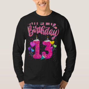 Het is mijn 13e verjaardag Doughnut 13 jaar oud T-shirt