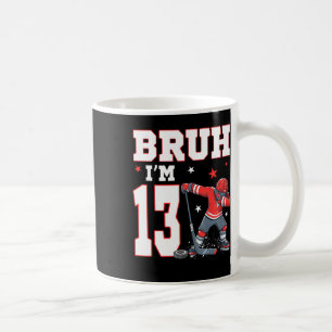 Het is mijn 13e verjaardag Jongen IJshockey 13 Jaa Koffiemok