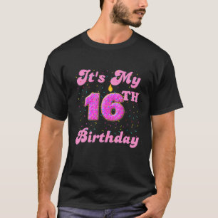 Het is mijn 16e verjaardag Donut 16 jaar oude dag T-shirt