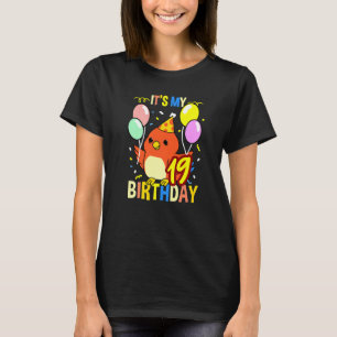 Het is mijn 19de verjaardag Parrot Bird T-shirt