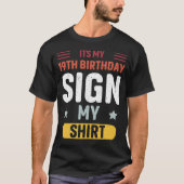 Het is mijn 19e verjaardagsbord Mijn shirt (Voorkant)