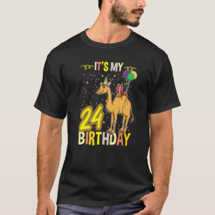 Het is mijn 24e verjaardag Camel Dromedary T-shirt