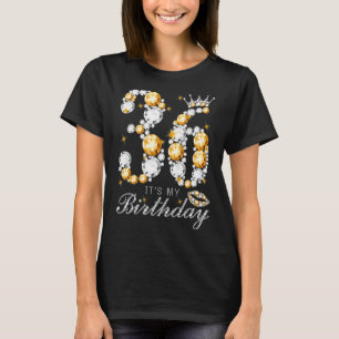 Het is mijn 36e verjaardag koningin 36 jaar oude s t-shirt