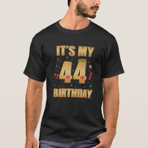 Het is mijn 44e verjaardag, 44 jaar oud, 44e verja t-shirt