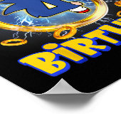 Het is mijn 4e verjaardag Boy Family Matching Part Poster (Hoek)