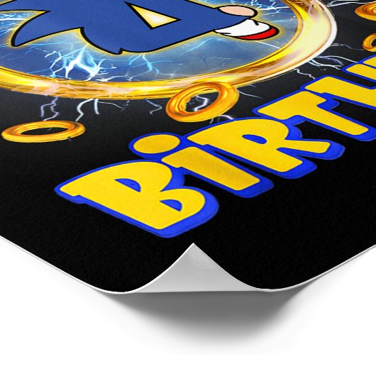 Het is mijn 4e verjaardag Boy Family Matching Part Poster (Hoek)