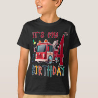 Het is mijn 4e verjaardagsjongen Brandweer Kindere