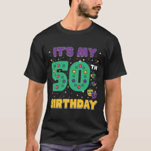Het is mijn 50e verjaardag Mardi Gras 50 jaar oud T-shirt