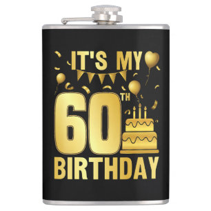 Het is mijn 60ste feestje heupfles