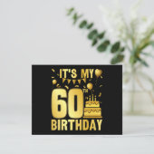 Het is mijn 60ste feestje kaart (Staand voorkant)