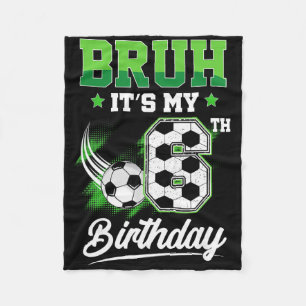 Het is mijn 6e verjaardag Jongen Sport Fan 6 Jaar Fleece Deken
