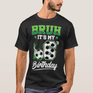 Het is mijn 6e verjaardag Jongen Sport Fan 6 Jaar  T-shirt
