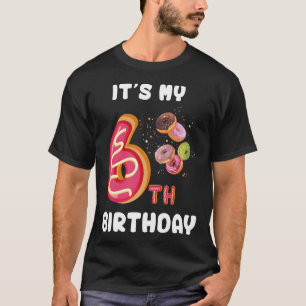 Het is mijn 6e verjaardag Zoete Snoep 6 Jaar Oud M T-shirt