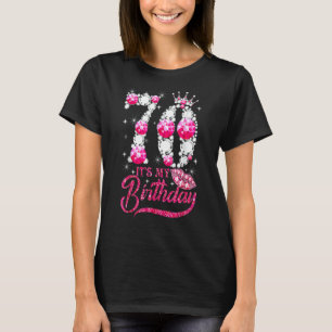 Het is mijn 70e verjaardag koningin 70 jaar oude s t-shirt