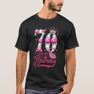 Het is mijn 70e verjaardag koningin 70 jaar oude s t-shirt