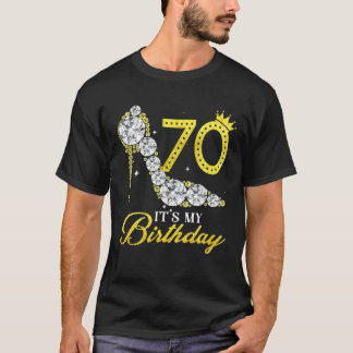 Het is mijn 70e verjaardag koninginnen 70 jaar oud t-shirt