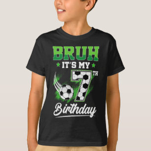Het is mijn 7e verjaardag Jongen Sport Fan 7 Jaar T-shirt