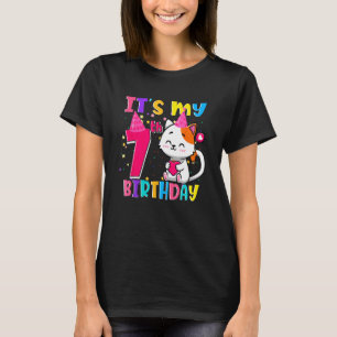 Het is mijn 7e verjaardagscadeaus 7 jaar oud meisj t-shirt