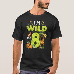 Het is mijn 8e dierentuin van Birthday Theme Birth T-shirt