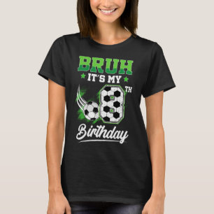 Het is mijn 8e verjaardag Jongen Sport Fan 8 Jaar T-shirt