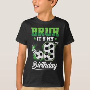 Het is mijn 9e verjaardag Jongen Sport Fan 9 Jaar T-shirt
