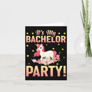 Het is mijn Bachelor Party Wedding Groomsmen Funny Kaart