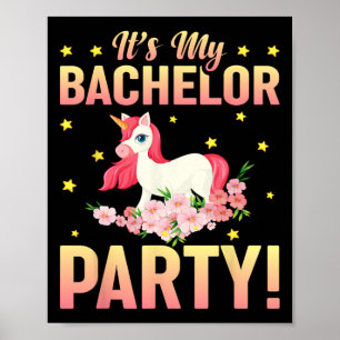 Het is mijn Bachelor Party Wedding Groomsmen Funny Poster