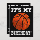 Het is mijn Basketball Lover Gift  Ret Informatiekaartje (Voorkant / Achterkant)