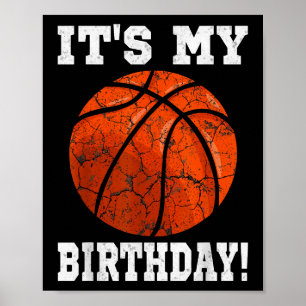 Het is mijn Basketball Lover Gift Ret Poster