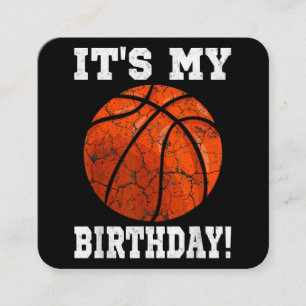 Het is mijn Basketball Lover Gift Ret Vierkante Visitekaartje