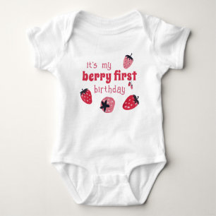 Het is mijn Berry eerste verjaardag bodysuit